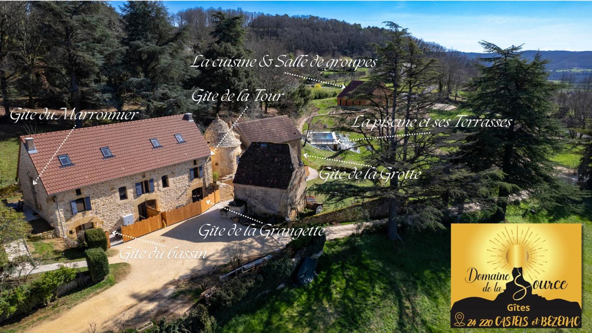 Domaine De La Source Vila Castels Exterior foto